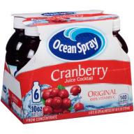 Ocean Spray Cranberry Juice Cocktail, 6 Pack 10 Oz. Bottles