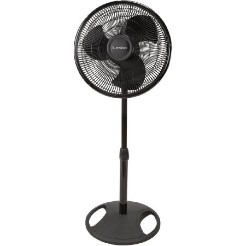 Lasko 16" Pedestal Fan, Black