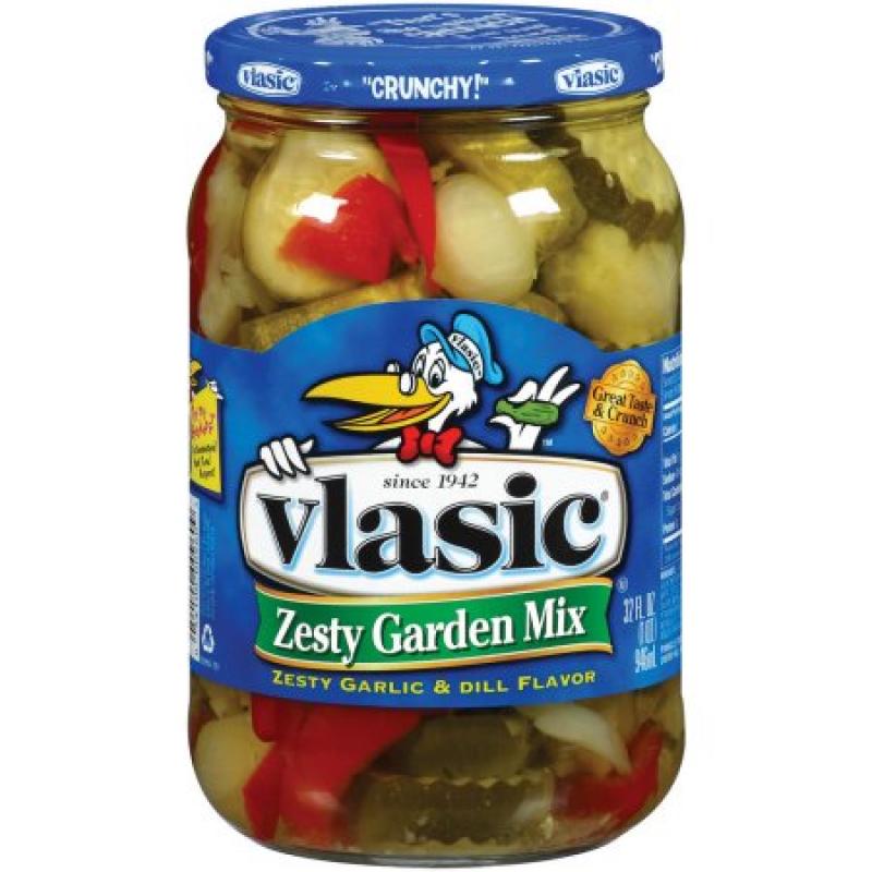 Vlasic Zesty Garlic & Dill Flavor Garden Mix, 32 fl oz