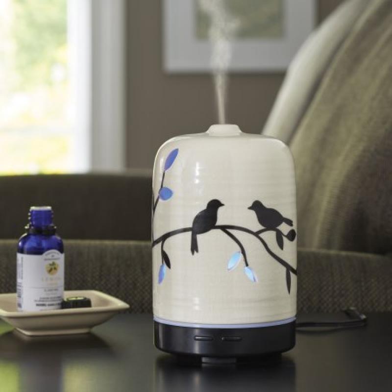 Better Homes and Gardens 100 ML Essential Oil Diffuser, Birds and Branches