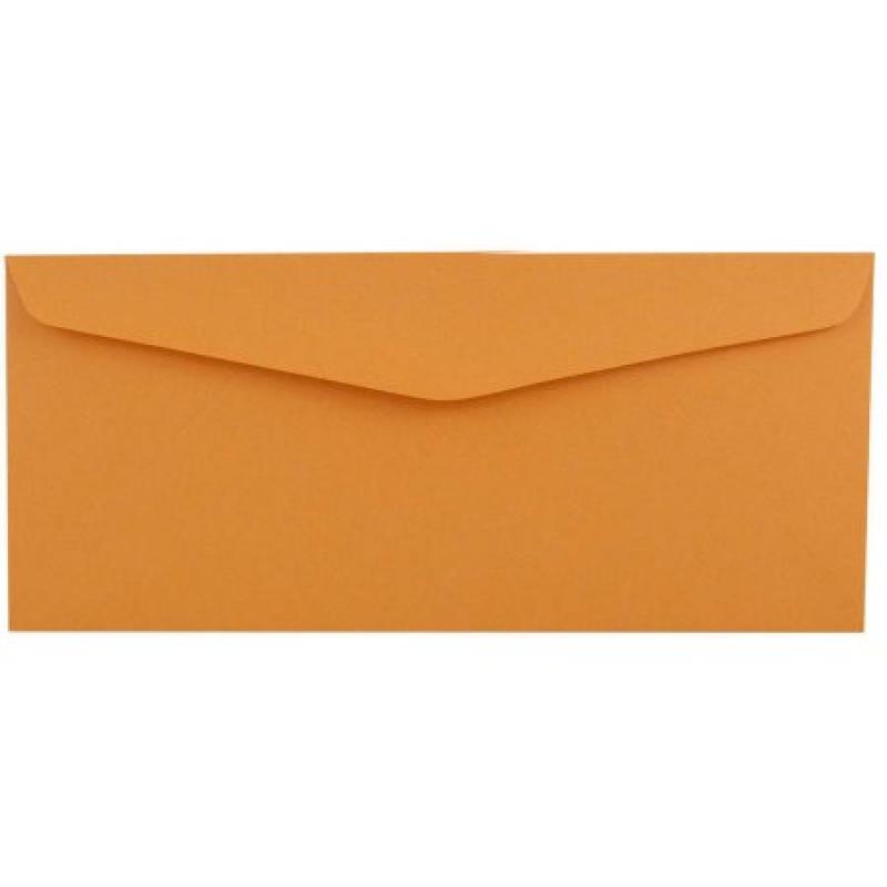 JAM Paper #12 4-3/4" x 11" Commercial Style Kraft Paper Envelope, Brown Kraft, 25pk