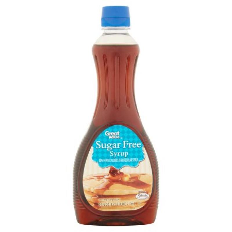 Great Value: Sugar Free Syrup, 24 oz