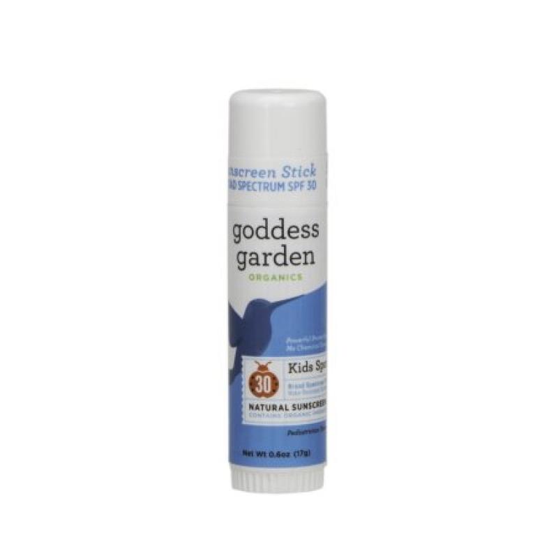 Goddess Garden Kids Sport SPF 30 Natural Sunscreen Stick, 0.6 Oz