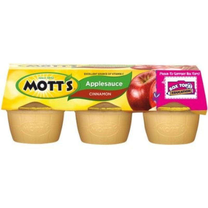 Mott&#039;s Apple Sauce - Cinnamon (6 X 4 Ounce)