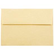 JAM Paper A7 Invitation Envelopes, 5 1/4 x 7 1/4, Parchment Antique Gold Recycled, 1000/carton