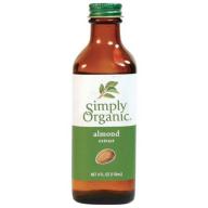 Simply Organic Almond Extract, Certified Organic, 4 Ounce Container