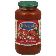 DiNicola Spicy Marinara Pasta Sauce, 26 oz, (Pack of 12)