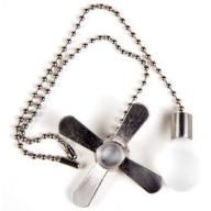 Chapter Fan-Light Bulb Pull Chain Nickel