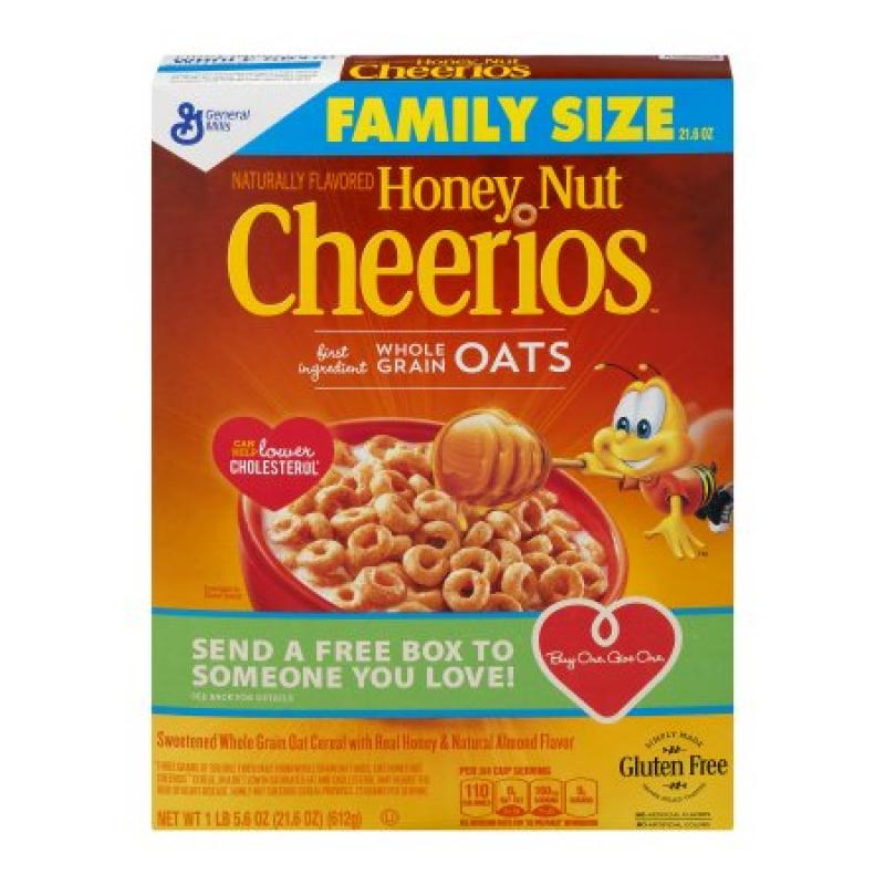 Honey Nut Cheerios™ Gluten Free Cereal Family Size 21.6 oz Box