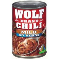 Wolf Mild No Beans Chili, 15 oz