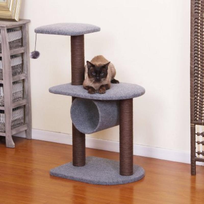 PetPals Group Teeny Chocolate and Grey Color Cat Tree