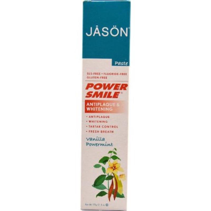 Jason Powersmile Fluoride-Free Toothpaste, Vanilla Mint, 6 Oz