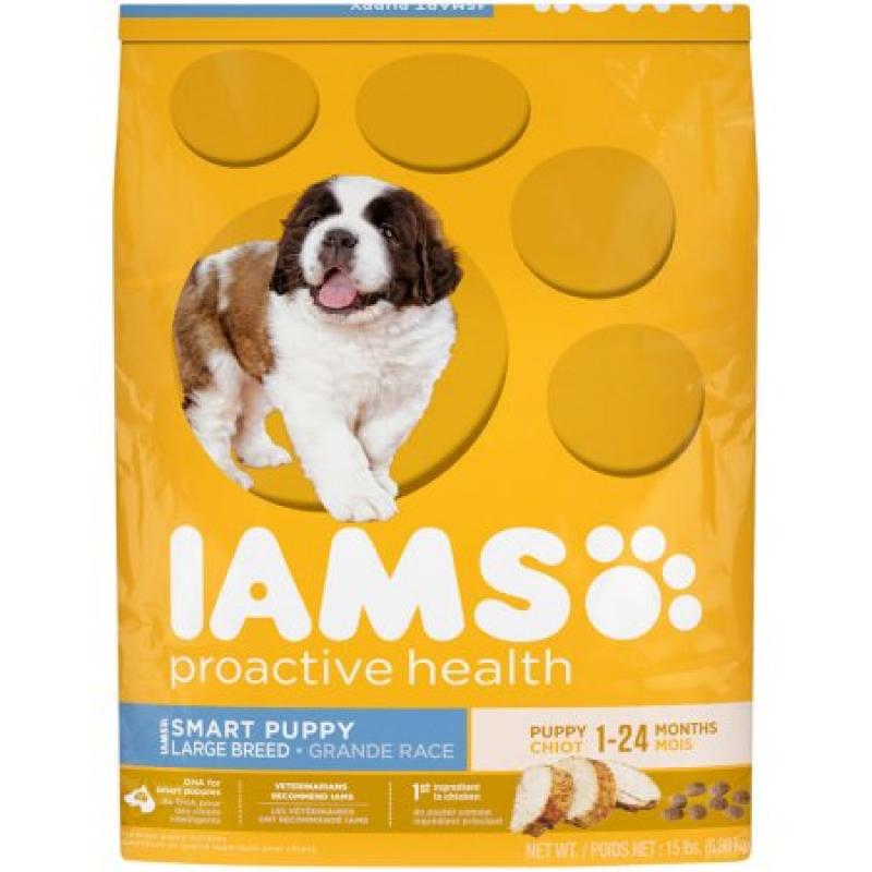 IAMS PROACTIVE HEALTH Smart Puppy Large Breed Dry Puppy Food 15 Pounds