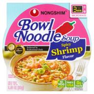 Nong Shim Bowl Noodle Spicy Shrimp Flavor Soup, 3.03 oz