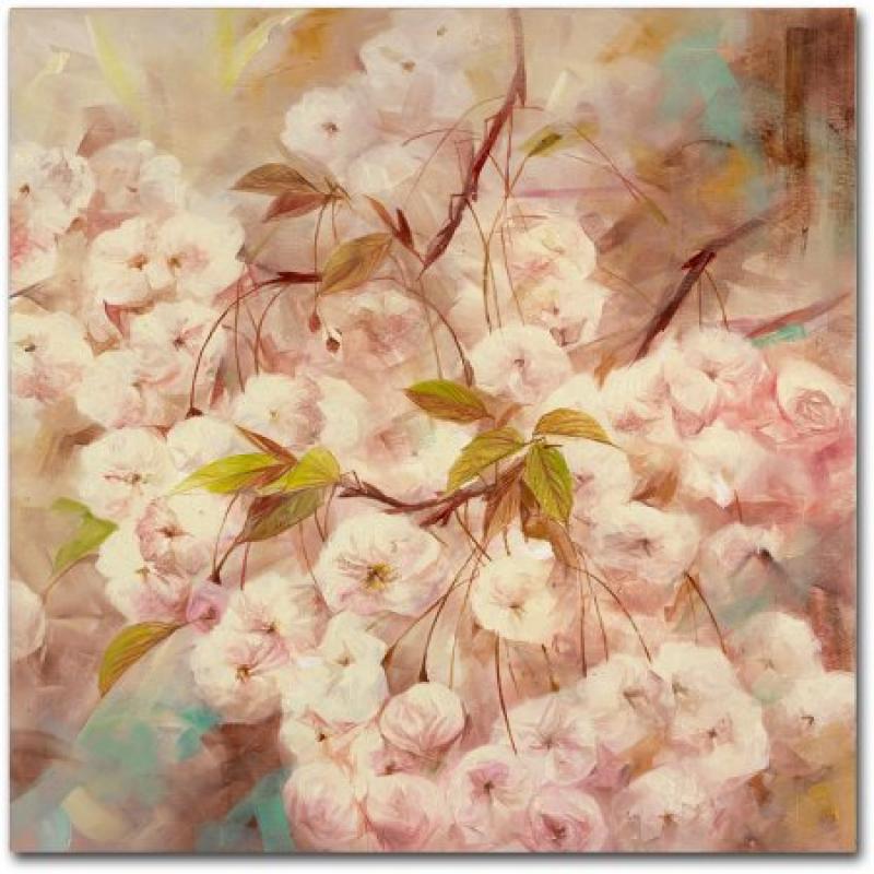Trademark Fine Art "Rose Bush I" Canvas Art by Li Bo