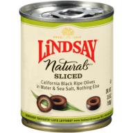 Lindsay Naturals Sliced Olives 3.8 Oz Pull-Top Can