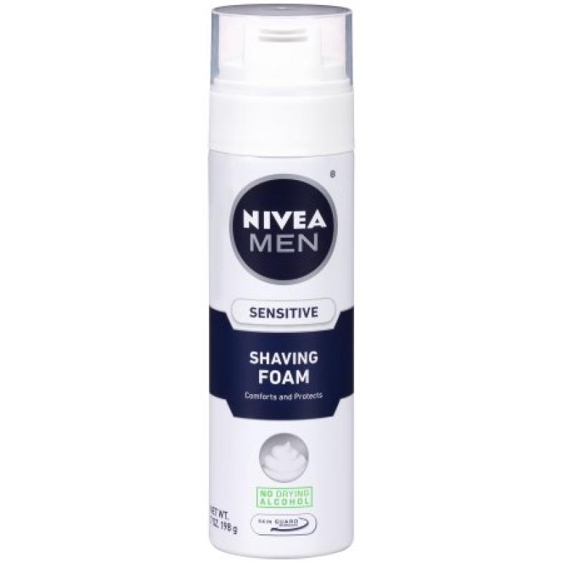 NIVEA Men Sensitive Shaving Foam 7 oz.