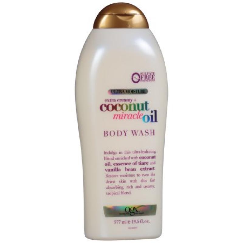 OGX® Extra Creamy + Coconut Miracle Oil Body Wash 19.5 fl. oz. Squeeze Bottle