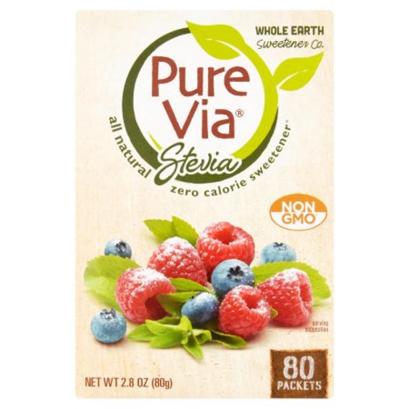 Pure Via Stevia All Natural Zero Calorie Sweetener, 2.8 oz