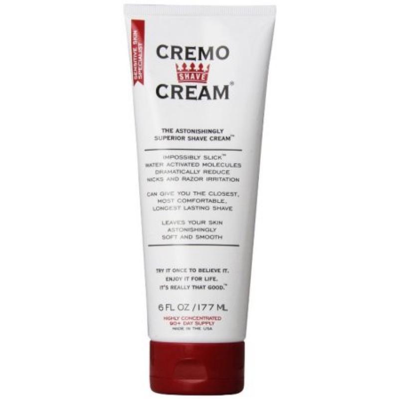 Cremo Cream Shave Cream, 6 oz