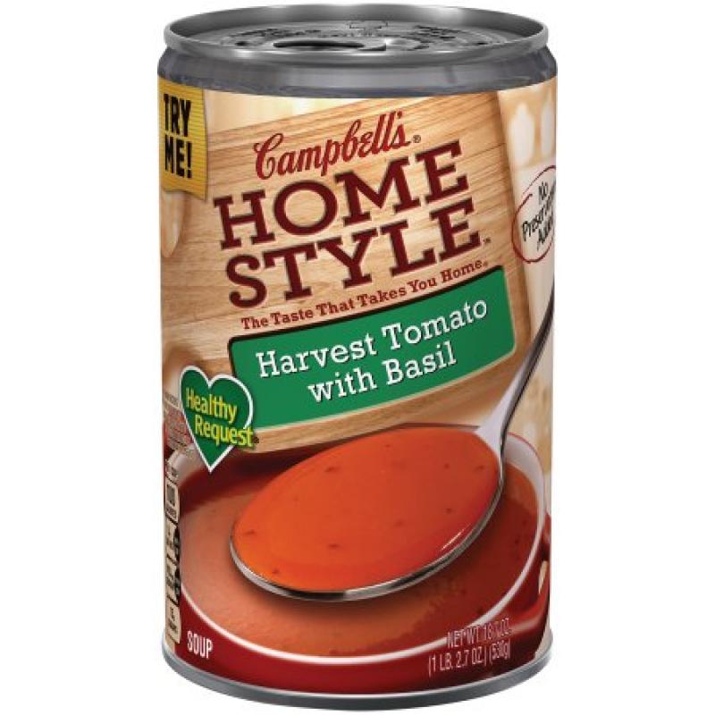 Campbell&#039;s Homestyle Healthy Request Harvest Tomato with Basil Soup 18.7oz