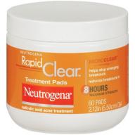 Neutrogena Rapid Clear Maximum Strength Treatment Pads, 60 Count