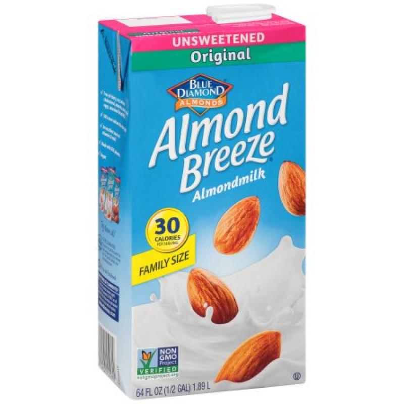 Blue Diamond Original Unsweetened Almond Milk, 64 oz