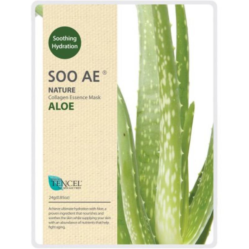 Soo Ae Nature Aloe Collagen Essence Mask, 0.85 oz