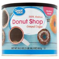 Great Value Donut Shop Medium Roast Ground Coffee 30.5 oz