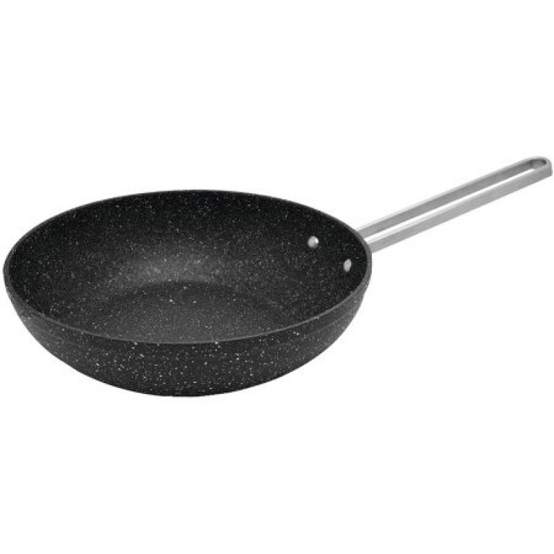 THE ROCK by Starfrit Wok Pan with Stainless Steel Handle, 7.5"
