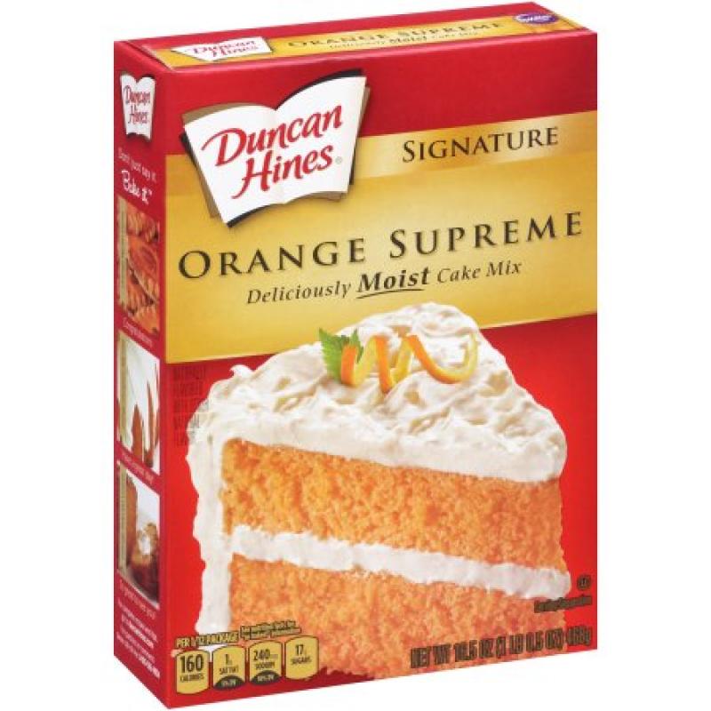 Duncan Hines® Signature Orange Supreme Moist Cake Mix 16.5 oz. Box
