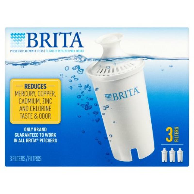 Brita 3 Pitcher Replacement Filters