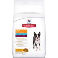 Hill&#039;s Science Diet Adult Light Small Bites with Chicken Meal & Barley Dry Dog Food, 5 lb bag