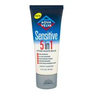 Aqua Velva Sensitive 5-in-1 After Shave Balm Lightly Scented, 3.3 FL OZ