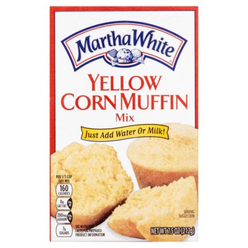 Martha White Yellow COrn Muffin Mix, 7.5 OZ