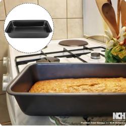 1Pc Nonstick Cake Pan Rectangular Casserole Pans Casserole Baking Pan Lasagna Container Carbon Steel Baking Pan