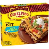 Old El Paso Soft Taco Bake Dinner Kit 8.4 oz Box