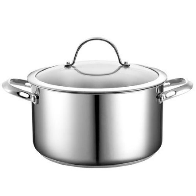 Cook Standards Classic Stockpot with Cover, 6-qt