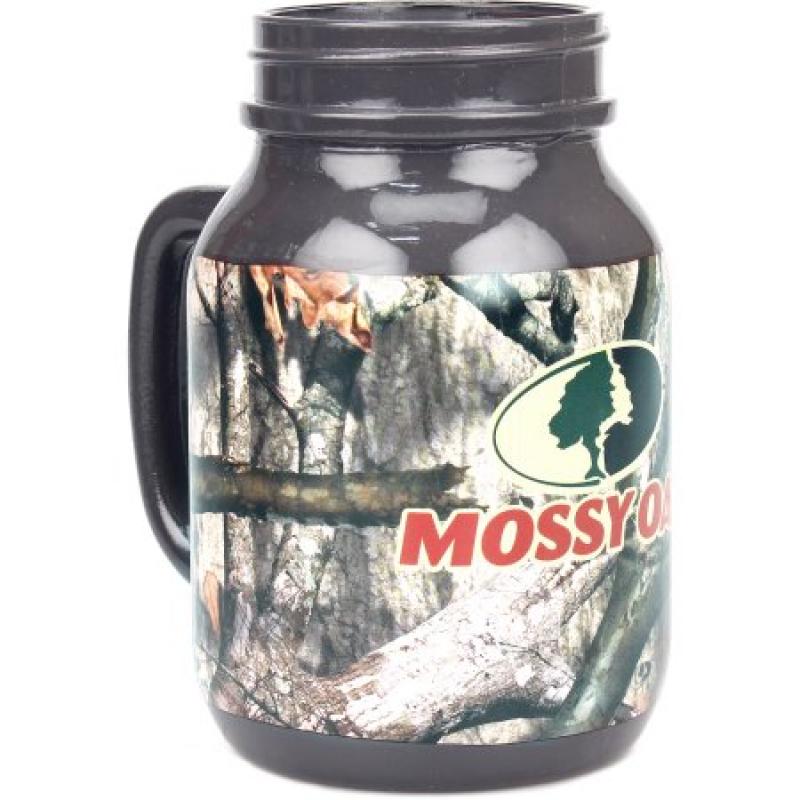 Top Shelf Mossy Oak Mason Jar, Green