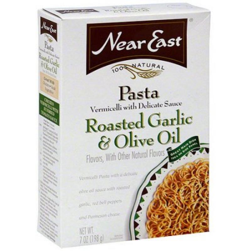 Near East Vermicelli Roasted Garlic & Olive Oil Pasta, 7 oz (Pack of 12)