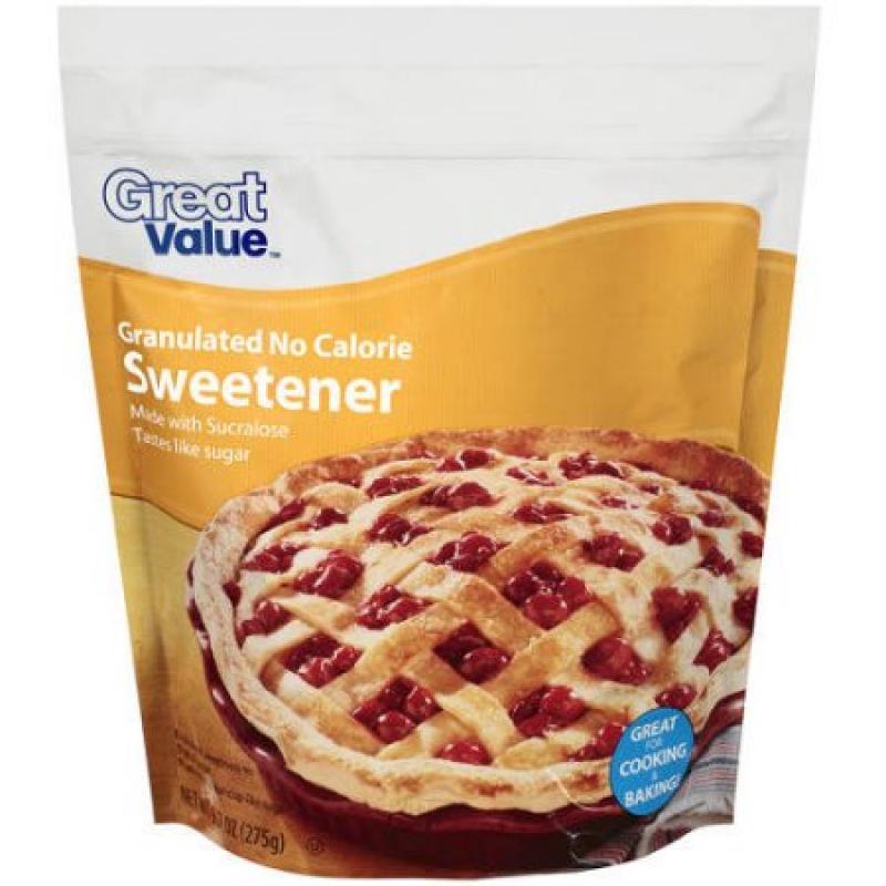 Great Value Granulated No Calorie Sweetener, 9.7oz Pouch
