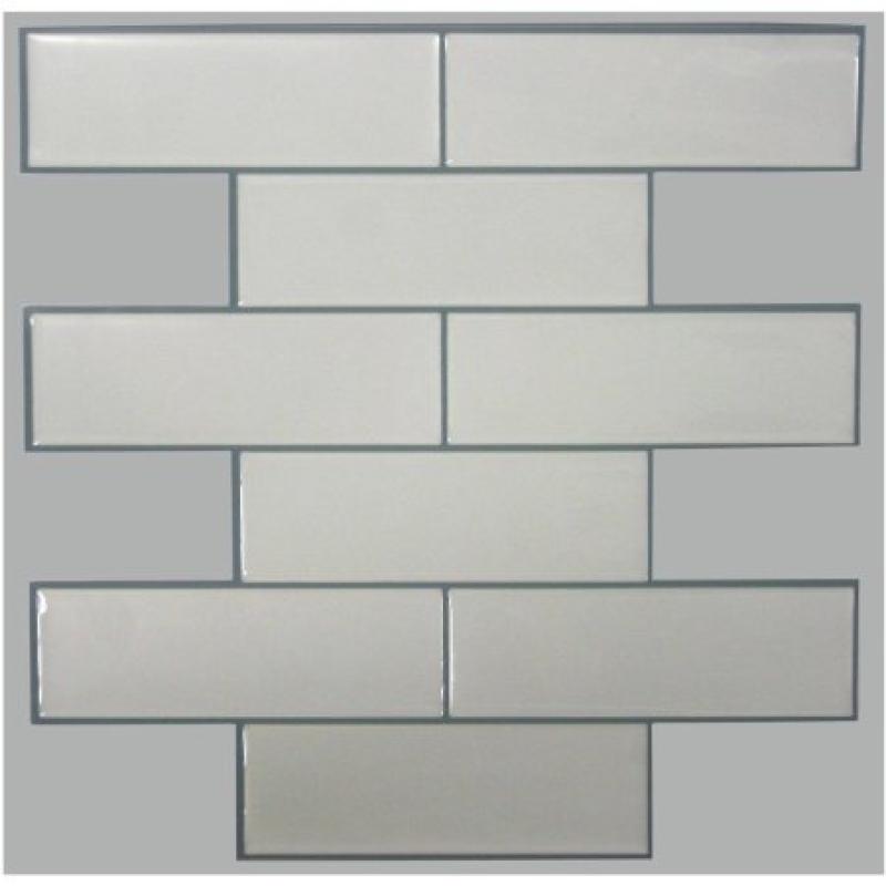 RoomMates Classic Subway StickTILES, 4-Pack