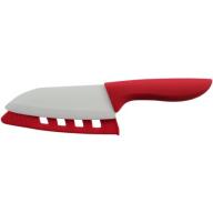 5.5" Ceramic Chef Knife with Knife Cover, Red