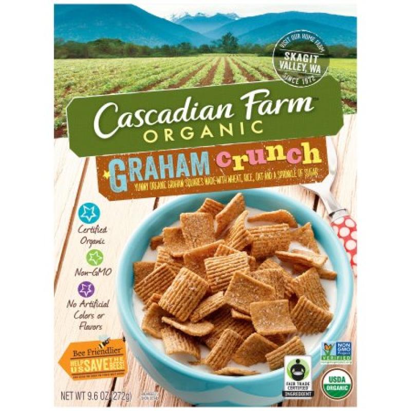 Cascadian Farm® Organic Graham Crunch Cereal 9.6 oz Box