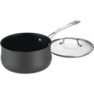 Cuisinart Contour Hard Anodized 3-Quart Saucepan with Cover