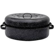 Granite Ware Oval Roaster with Lid