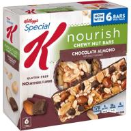 Kellogg&#039;s Special K Nourish Chocolate Almond Chewy Nut Bars, 1.16 oz, 6 count