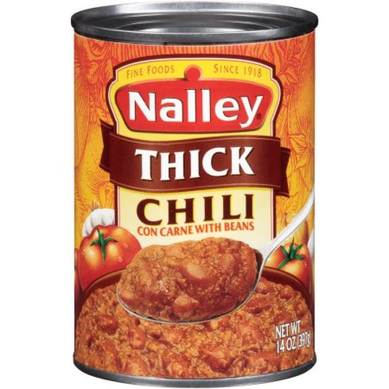 Nalley Thick Chili Con Carne With Beans, 15 oz