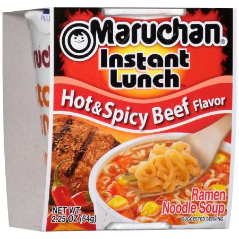 Maruchan® Instant Lunch™ Hot & Spicy Beef Flavor Ramen Noodles 2.25 oz. Microcup