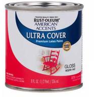 Rust-Oleum American Accents Ultra Cover Half-Pint, Gloss Apple Red